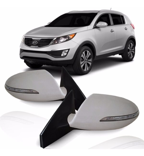 Retrovisor Sportage 2011 2012 2013 2014 15 C/ Fechamento Lado Esquerdo