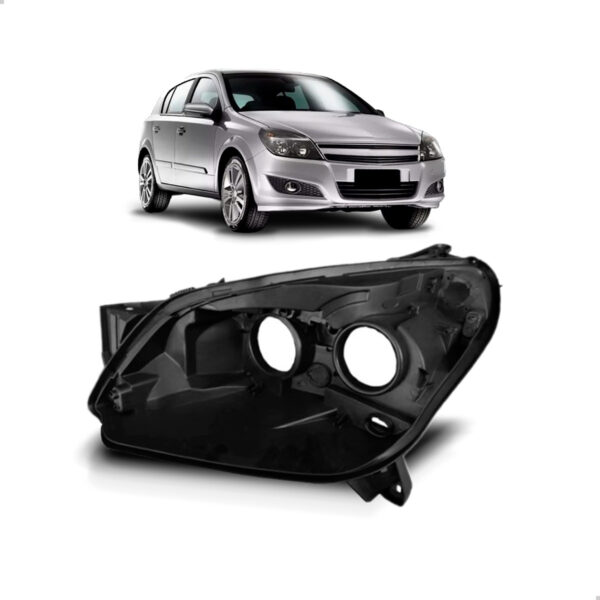 Carcaça  Farol Vectra 2006 2007 2008 Lado Esquerdo