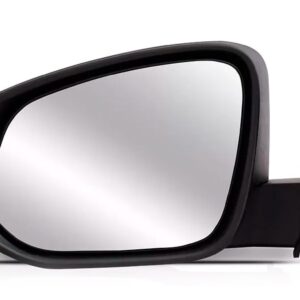 Retrovisor Hilux 2016 2017 2018 2019 Preto Liso Fixo Lado Esquerdo
