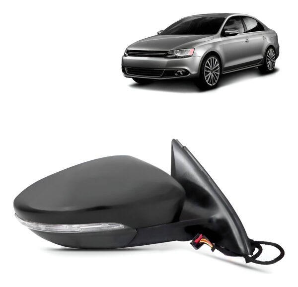 Retrovisor Jetta R Line 2011 A 2018 Eletrico Com Pisca Lado Direito