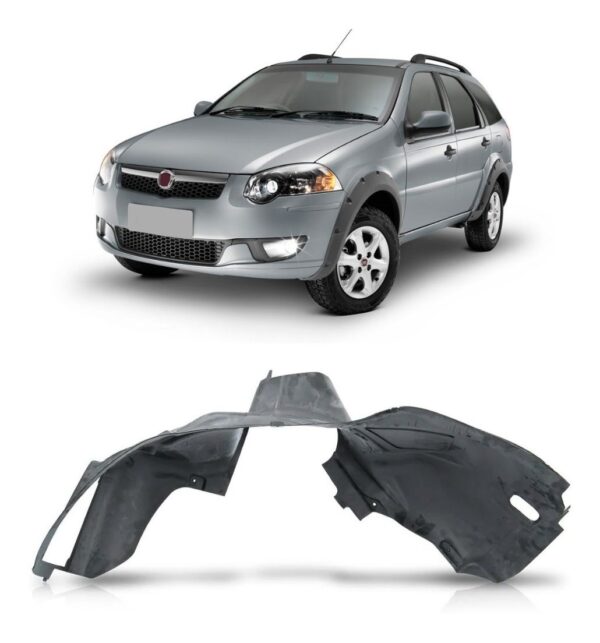 Protetor Caixa De Roda Dianteiro Strada Weekend 2009 A 2012 Lado Esquerdo