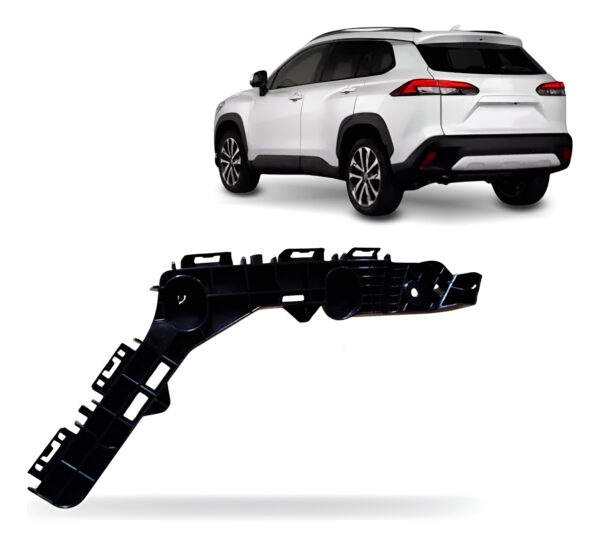 Suporte Guia Para Corolla Cross 2021 A 2024 Parachoque Tras Lado Direito