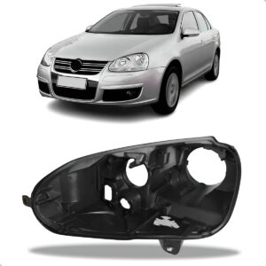 Aro Carcaça Farol Vw Jetta 2007 2008 2009 2010 Lado Esquerdo