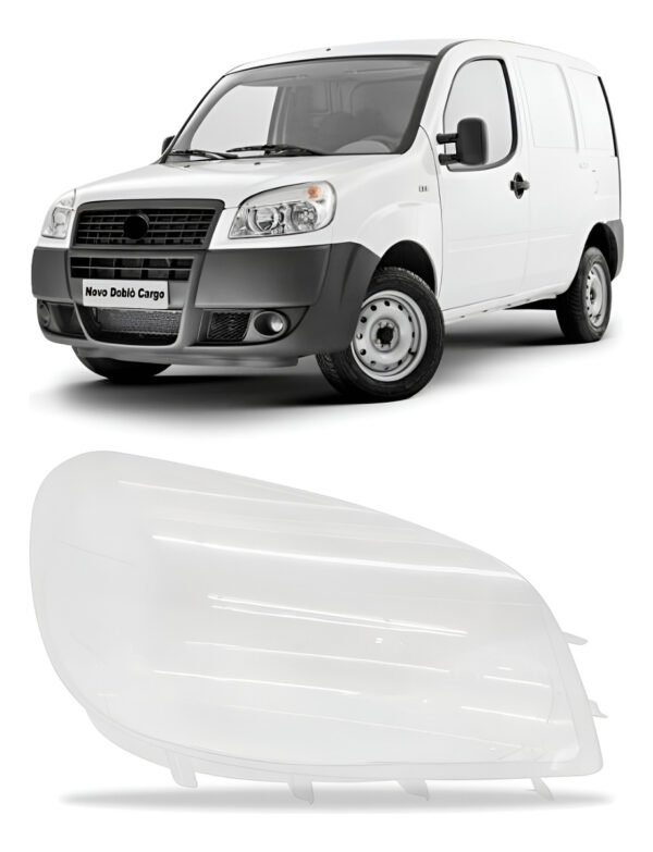 Lente Farol Doblo 2009 A 2021 Lado Direito