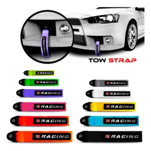 Tow Strap Fita De Reboque Flexível Esportivo Cor Roxo
