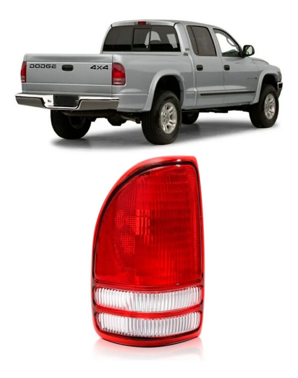Lanterna Traseira Dodge Dakota 2001 A 2003 Bicolor Lado Esquerdo