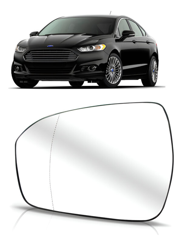 Lente Retrovisor Fusion 2013 2014 2015 2016 Com Base Lado Direito