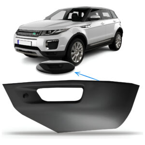 Moldura Parachoque Range Rover Sport 2015 A 2018 Com Furo Lado Esquerdo