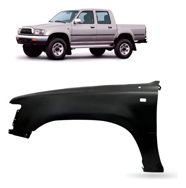 Paralama Hilux Srv 4x4 2002 2003 2004 Com Furo Lado Direito