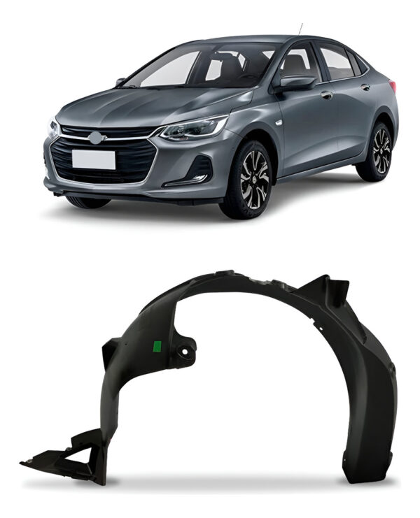 Protetor Caixa De Roda Dianteiro Onix 20 2021 2022 2023 2024 Lado Esquerdo