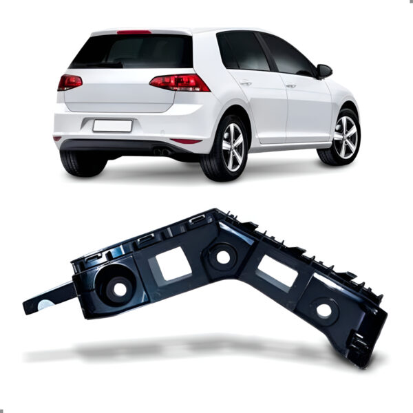 Suporte Parachoque Traseiro Guia Para Golf Vii 2015 A 2019 Lado Direito