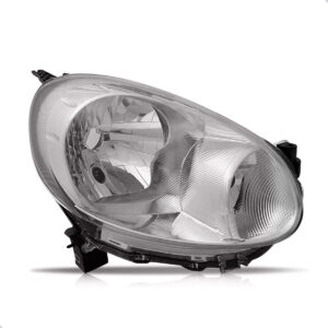 Farol Dianteiro Para Nissan March 2011 A 2013 Cromado Manual Lado Direito