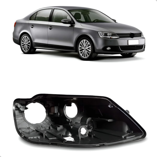 Carcaça Farol Vw Jetta 2011 2012 2013 2014 2015 A 2018 Lado Direito