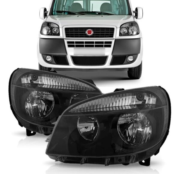 Farolete Fiat Doblo 2010 2011 2012 2013 Manual Elétrico Fumê Lado Esquerdo
