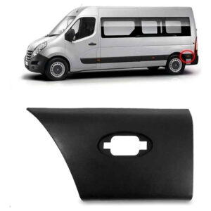 Friso Lateral Master 2013 A 2018 Traseiro Menor Com Furo Lado Esquerdo