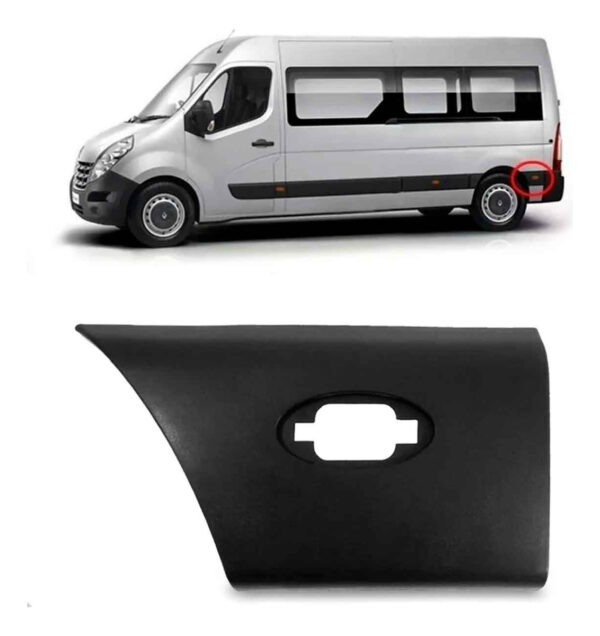 Friso Lateral Master 2013 A 2018 Traseiro Menor Com Furo Lado Esquerdo