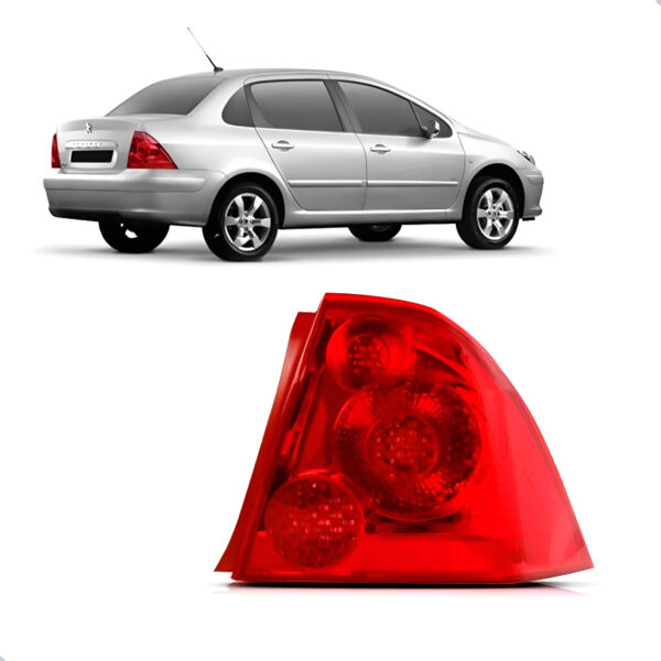 Lanterna Traseira Para Peugeot 307 Ano 2007 A 2012 Sedan Lado Direito