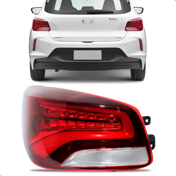 Lanterna Traseira Onix 2020 A 2024 Hatch Com Led