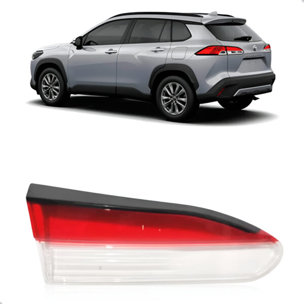 Lente Lanterna Para Toyota Corolla Cross 2021 Até 2024 Mala Lado Esquerdo