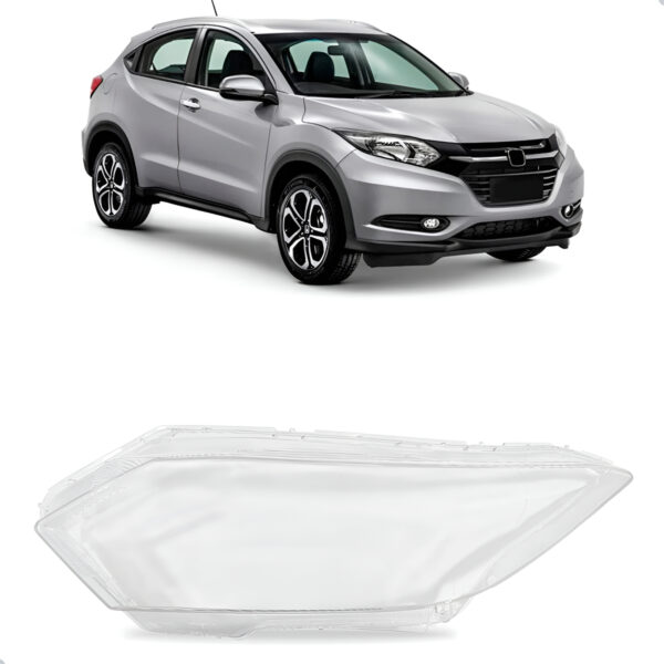 Lente Farol Dianteiro Para Honda Hrv 2015 2016 2017 2018 Lado Esquerdo