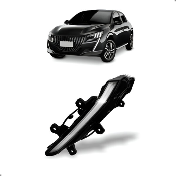 Farol Milha Auxiliar Drl Led Peugeot 208 2021 2022 2023 Lado Esquerdo