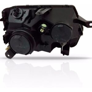 Farol Duster 2015 2016 Manual Preto Com Friso Cromado Lado Esquerdo