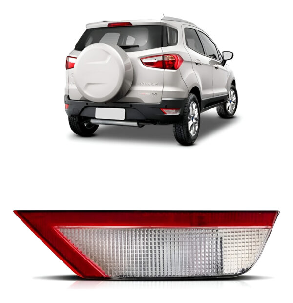 Refletor Parachoque Traseiro Ecosport 2013 A 2018 Bicolor Lado Direito