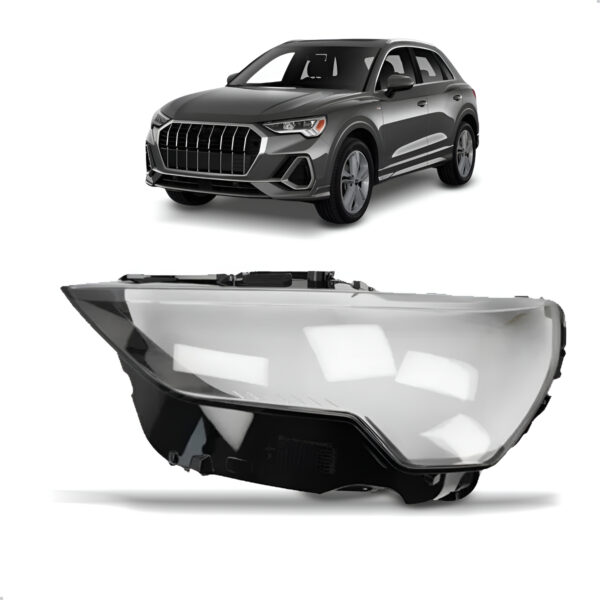 Lente Farol Para Audi Q3 2020 2021 2022 2023 Lado Esquerdo