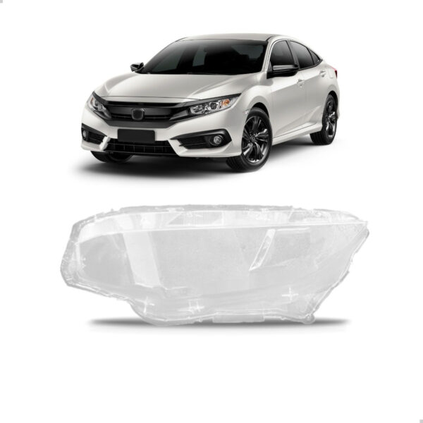 Lente Farol Civic 2017 2018 2019 2020 2021 Lado Esquerdo