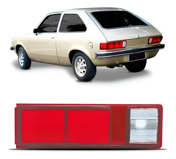 Lanterna Traseira Chevette 1980 1981 1982 Rubi Mega Desconto Lado Esquerdo