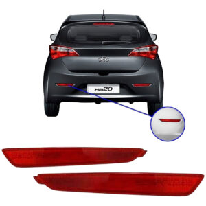 Lanterna Traseira Hb20 12 13 14 15 Refletor Parachoque Lado Esquerdo