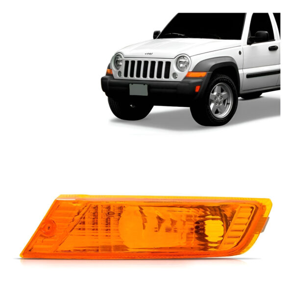 Sinaleira Cherokee Sport 2004 05 2006 2007 Lanterna Ambar Lado Esquerdo