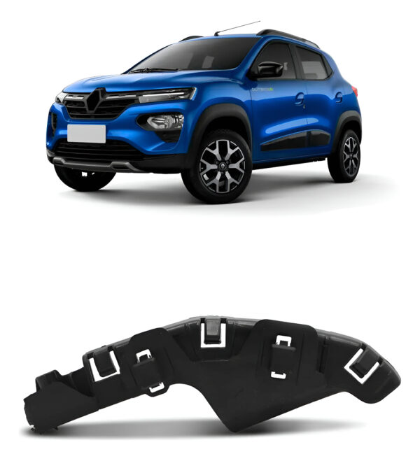 Guia Parachoque Dianteiro Kwid 2018 2019 2020 2021 2022 2023 Lado Esquerdo