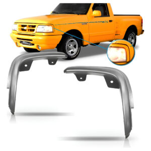 Aro Farol Ranger 1994 1995 1996 1997 Cromado Lado Esquerdo