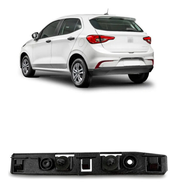 Guia Parachoque Traseiro Argo 2017 2018 2019 2020 A 2023 Lado Direito