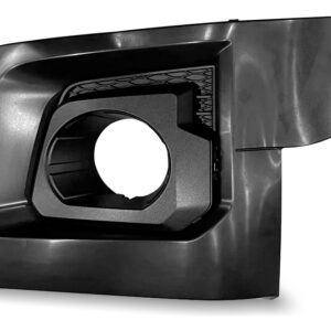 Moldura Milha Com Grade E Furo Para S10 2021 2022 2023 Lado Esquerdo