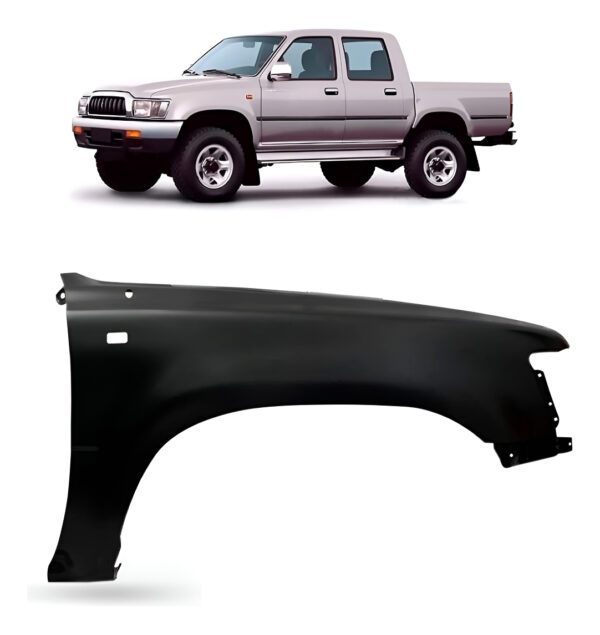 Paralama Hilux Srv 4x4 2002 2003 2004 Com Furo Lado Esquerdo