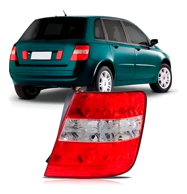 Lanterna Traseira Stilo 2001 A 2005 Bicolor Lado Direito