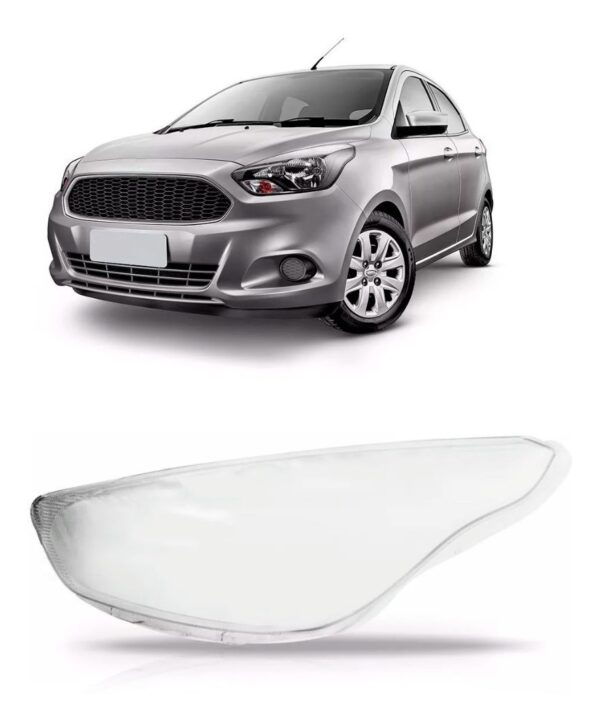 Lente Farol Ka 2015 A 2017 Lado Esquerdo