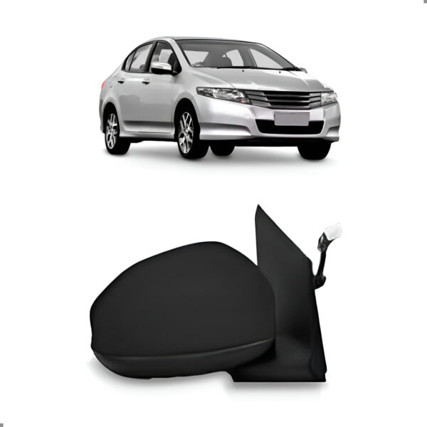 Retrovisor Para City 2015 2016 2017 A 2021 Eletrico 3 Fios Lado Direito