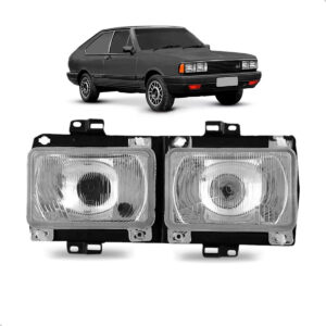 Farol Dianteiro Passat Pointer 1983 84 85 87 1988 Foco Duplo Lado Direito