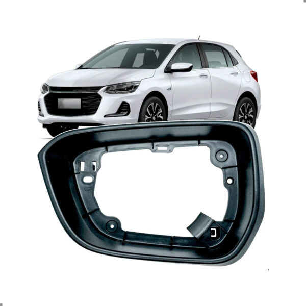 Aro Moldura Retrovisor Externo Para Onix 2020 A 2025 Lado Esquerdo