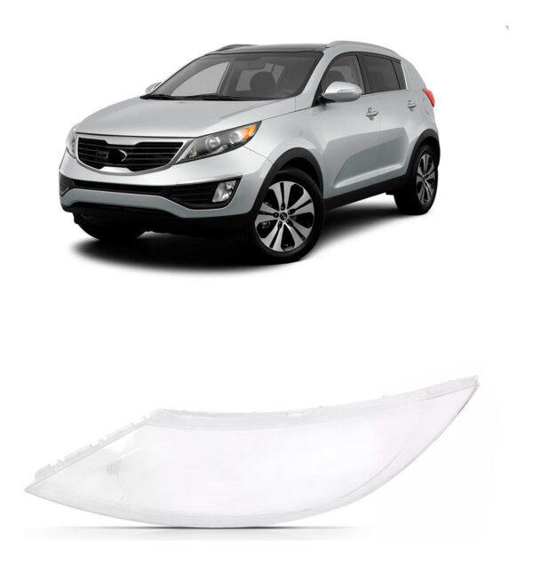 Lente Farol Para Kia Sportage 2011 2012 2013 2014 2015 2016 Lado Esquerdo