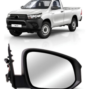 Retrovisor Eletrico C/capa Texturizada Hilux 2016 A 2021 Lado Direito