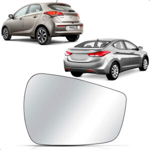 Lente Retrovisor Para Hyundai Elantra E Hb20 2011 Até 2016 Lado Direito