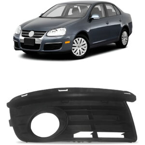 Moldura Milha Jetta 2006 A 2010 Com Furo De Friso E Milha Lado Direito