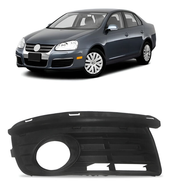 Moldura Milha Jetta 2006 A 2010 Com Furo De Friso E Milha Lado Direito