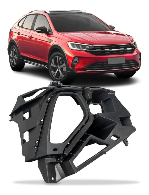 Moldura Milha C/ Furo Nivus 2020 2021 2022 Lado Direito