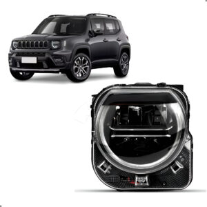 Farol Para Renegade 2022 2023 2024 2025 Full Led Com Reator Lado Esquerdo