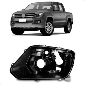 Carcaça Farol Dianteiro Vw Amarok 2010 A 2016 Lado Esquerdo